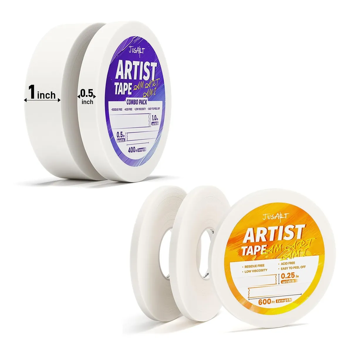 JusArt Artist Tape for Watercolor Paper
