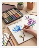 JusArt 24 Oil-Based Colored Pencils – Soft Core, Durable, Vibrant