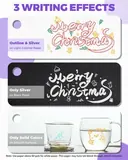 JusArt Outline Sparkle Markers, 18 Metallic Shimmer Pens for Adult Coloring, Coo
