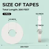 JusArt Artist Tape for Watercolor Paper, 1 inch + 1/2 Inch Wide